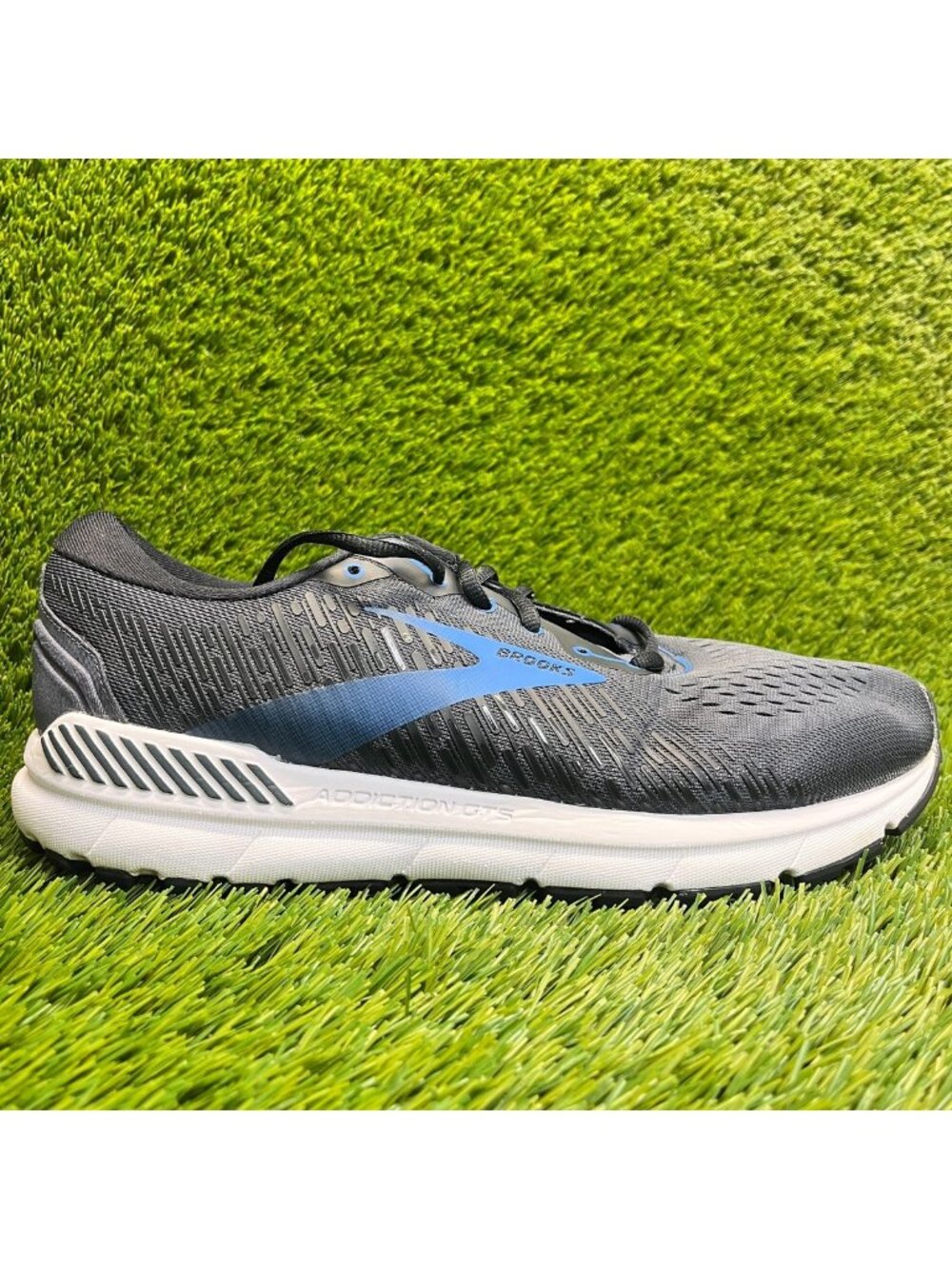 Brooks Addiction GTS 15 Mens Size 11.5 Black Athletic Running Shoes Sneakers